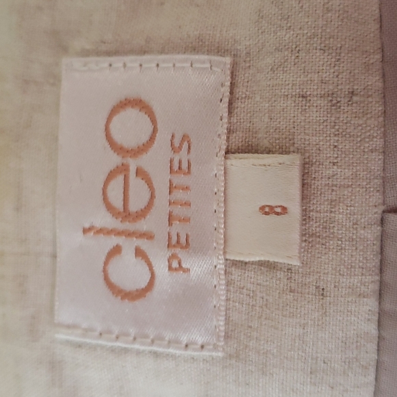 CLEO linen blend fully lined skirt set - Picture 11 of 11